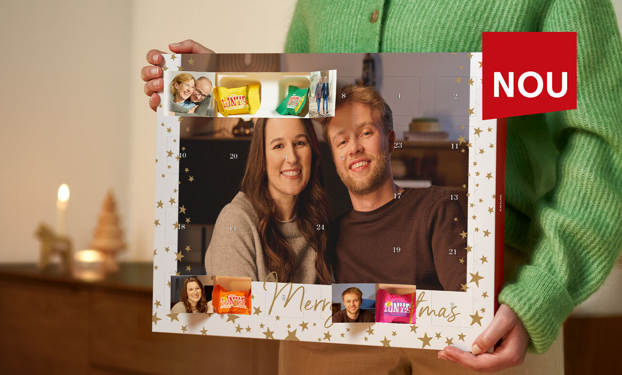 Un calendar de Advent minunat cu poze și dulciuri, perfect pentru sezonul sărbătorilor.